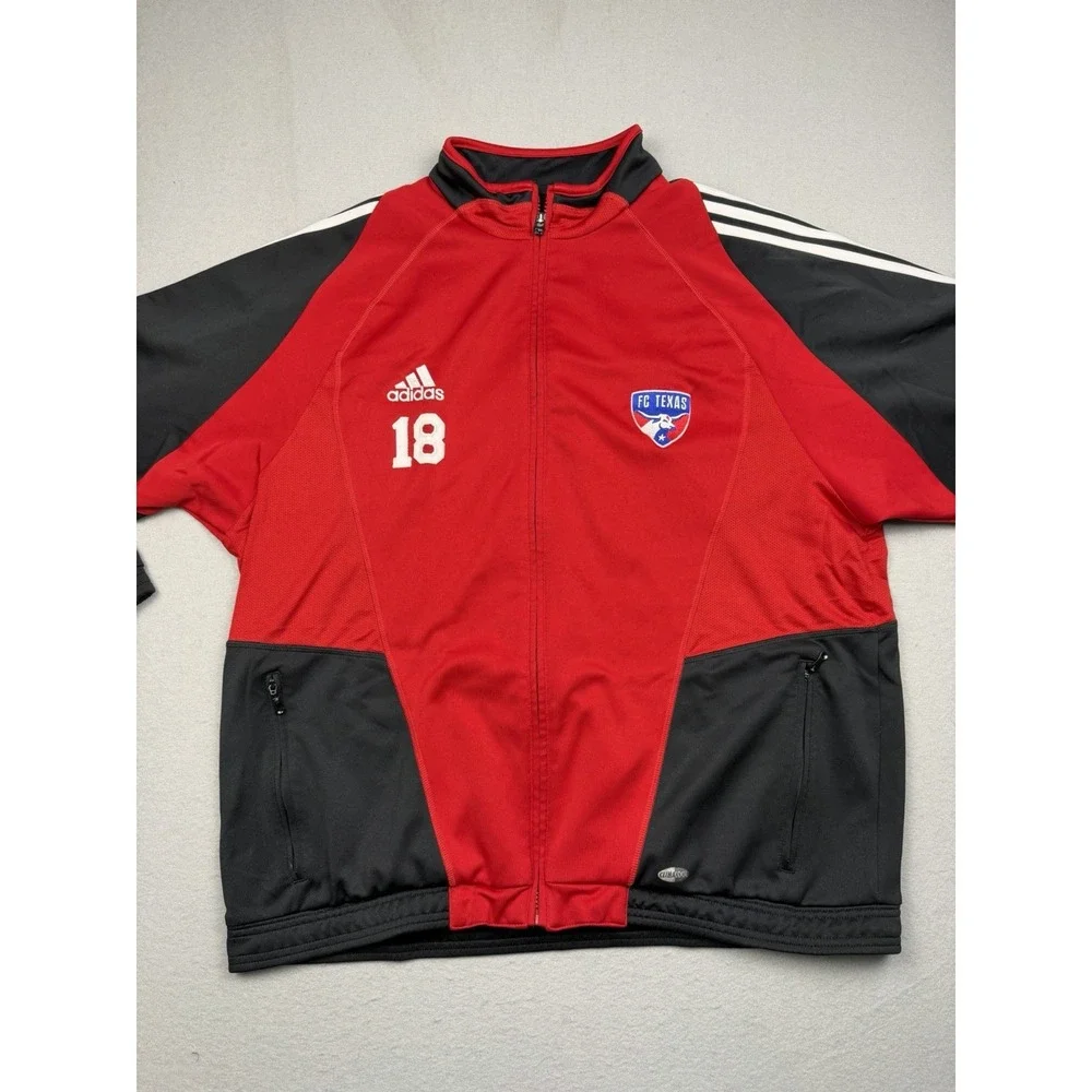 Adidas FC Dallas Player Issued 2005/06 #18 Climacool Full Zip Jacket L MLS